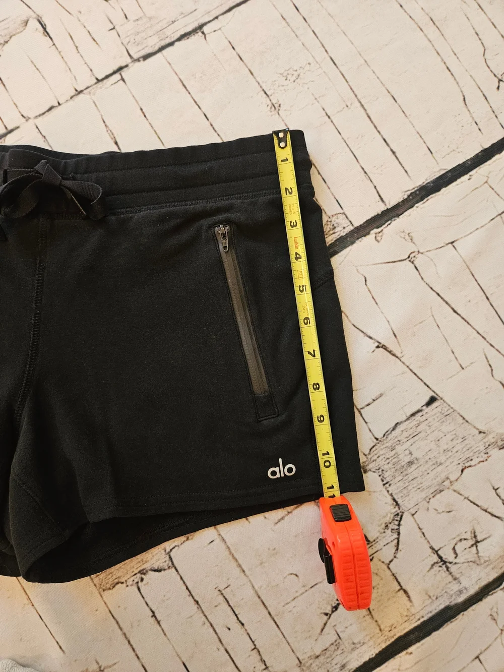 Alo Yoga Black Double Take Sweat Shorts Medium